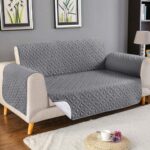 GREY__ULTRASONIC QUILTED SOFA PROTECTER