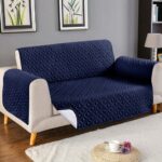 NAVY BLUE__ULTRASONIC QUILTED SOFA PROTECTER