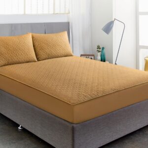 Luxury Waterproof Fitted Sheet with Pillow_IN_SAND_BEACH