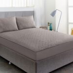 Luxury Waterproof Fitted Sheet with Pillow_IN_GREY