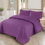 LUXURY BEDSPREAD_AND_PILLOW_in_LAVENDER