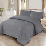 LUXURY BEDSPREAD_AND_PILLOW_in_GREY