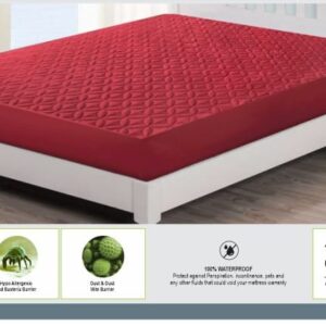 Ultrasonic Waterproof Mattress Protector_IN_RED